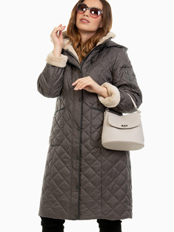 Женское пальто стеганое 701360